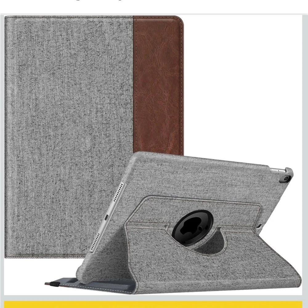 Gray Rotating Case for iPad Air 3rd Gen